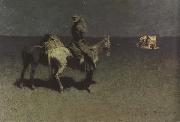 The Stranger (mk43) Frederic Remington